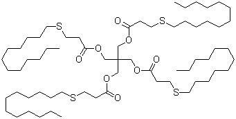 2,2-Bis[[3-(dodecylthio)-1-oxopropoxy]methyl]propane-1,3-diyl bis[3-(dodecylthio)propionate] Structure,29598-76-3Structure