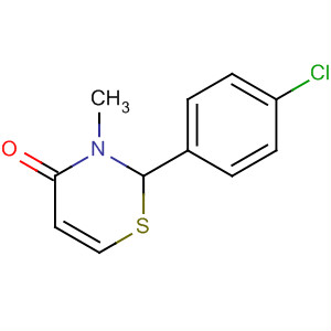 2-(4-氯苯基)-3-甲基四氫-1,3-噻嗪-4-酮結(jié)構(gòu)式_30897-26-8結(jié)構(gòu)式