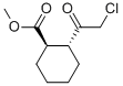 Cyclohexanecarboxylic acid, 2-(chloroacetyl)-, methyl ester, trans-(8ci,9ci) Structure,30985-10-5Structure