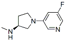 (3s)-(9ci)-1-(5-氟-3-吡啶)-n-甲基-3-吡咯烷胺結構式_309960-06-3結構式