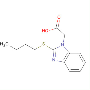 (2-Butylsulfanyl-benzoimidazol-1-yl)-acetic acid Structure,312929-75-2Structure