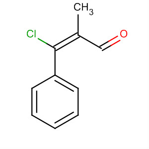 (Z)-3-氯-2-甲基-3-苯基丙烯醛結構式_31357-82-1結構式