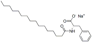 Sodium N-hexadecanoyl-L-phenlyalaninate Structure,32190-55-9Structure