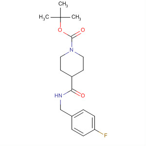 4-((4-氟芐基)氨基甲酰)哌啶-1-羧酸叔丁酯結(jié)構(gòu)式_327048-63-5結(jié)構(gòu)式