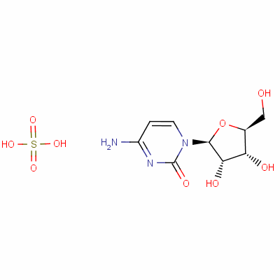 胞苷硫酸鹽結(jié)構(gòu)式_32747-18-5結(jié)構(gòu)式