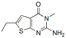 (9CI)-2-氨基-6-乙基-3-甲基-噻吩并[2,3-d]嘧啶-4(3H)-酮結(jié)構(gòu)式_328004-11-1結(jié)構(gòu)式