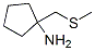 (9Ci)-1-[(甲基硫代)甲基]-環(huán)戊胺結(jié)構(gòu)式_331826-37-0結(jié)構(gòu)式