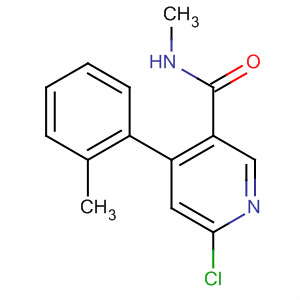 6-氯-N-甲基-4-鄰甲苯-煙酰胺結構式_342416-98-2結構式