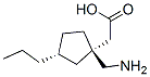 (1r,3r)-(9ci)-1-(氨基甲基)-3-丙基乙酸結(jié)構(gòu)式_342652-52-2結(jié)構(gòu)式