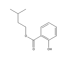 水楊酸異戊酯結(jié)構(gòu)式_34377-38-3結(jié)構(gòu)式