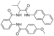 (9Ci)-2-[(4-甲氧基苯甲?；?氨基]-N-[2-甲基-1-[(2-萘氨基)羰基]丙基]-苯甲酰胺結(jié)構(gòu)式_345244-54-4結(jié)構(gòu)式