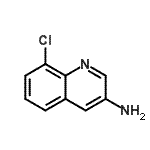 8-氯喹啉-3-胺結(jié)構(gòu)式_347146-21-8結(jié)構(gòu)式