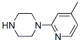 1-(4-甲基-2-吡啶)哌嗪結(jié)構(gòu)式_34803-67-3結(jié)構(gòu)式