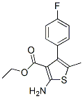 2-氨基-4-(4-氟苯基)-5-甲基-3-噻吩羧酸乙酯結(jié)構(gòu)式_350989-70-7結(jié)構(gòu)式