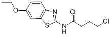 4-氯-N-(6-乙氧基-2-苯并噻唑)-丁酰胺結(jié)構(gòu)式_353790-78-0結(jié)構(gòu)式