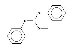 二苯基亞磷酸甲酯結構式_3577-87-5結構式