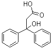 3-羥基-3,3-二苯基-丙酸結(jié)構(gòu)式_3609-48-1結(jié)構(gòu)式