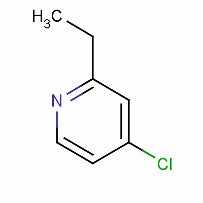 4-氯-2-乙基吡啶結(jié)構(gòu)式_3678-65-7結(jié)構(gòu)式