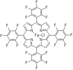 5,10,15,20-四(五氟苯基)-21H,23H-卟啉氯化鐵結構式_36965-71-6結構式