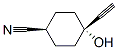 反式-(9Ci)-4-乙炔-4-羥基-環(huán)己烷甲腈結(jié)構(gòu)式_370147-92-5結(jié)構(gòu)式