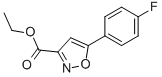 5-(4-氟-苯基)-異噁唑-3-羧酸乙酯結(jié)構(gòu)式_377052-00-1結(jié)構(gòu)式