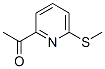 (9ci)-1-[6-(甲基硫代)-2-吡啶]-乙酮結構式_377088-14-7結構式