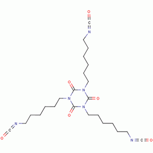 1,3,5-Triazine-2,4,6(1h,3h,5h)-trione, 1,3,5-tris(6-isocyanatohexyl)- Structure,3779-63-3Structure