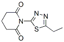 (9Ci)-1-(5-乙基-1,3,4-噻二唑-2-基)-2,6-哌啶二酮結(jié)構(gòu)式_378200-99-8結(jié)構(gòu)式