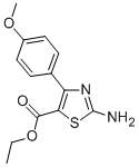 2-氨基-4-(4-甲氧基苯基)噻唑-5-羧酸乙酯結(jié)構(gòu)式_380626-32-4結(jié)構(gòu)式