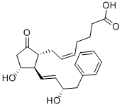 (5Z)-7-{(1R,2R,3R)-3-羥基-2-[(3S)-3-羥基-4-苯基-1-丁烯-1-基]-5-氧代環(huán)戊基}-5-庚烯酸結(jié)構(gòu)式_38315-44-5結(jié)構(gòu)式