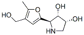 (2R,3S,4R)-(9Ci)-2-[4-(羥基甲基)-5-甲基-2-呋喃]-3,4-吡咯烷二醇結構式_385766-45-0結構式
