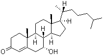 7-羥基-4-膽甾烯-3-酮結(jié)構(gòu)式_3862-25-7結(jié)構(gòu)式