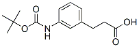 3-(3-[(叔丁氧羰基)氨基]苯基)丙酸結(jié)構(gòu)式_387360-95-4結(jié)構(gòu)式