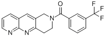 (9CI)-6,7,8,9-四氫-7-[3-(三氟甲基)苯甲?；鵠-吡啶并[2,3-b][1,6]萘啶結(jié)構(gòu)式_389117-39-9結(jié)構(gòu)式