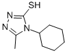 4-環(huán)己基-5-甲基-4H-1,2,4-噻唑-3-硫醇結(jié)構(gòu)式_38942-56-2結(jié)構(gòu)式