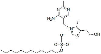 硫胺素二月桂基硫酸鹽結(jié)構(gòu)式_39479-63-5結(jié)構(gòu)式