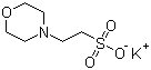 2-(N-嗎啉)乙磺酸鉀結(jié)構(gòu)式_39946-25-3結(jié)構(gòu)式