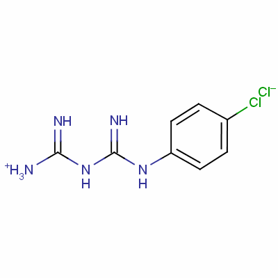 1-(4-Chlorophenyl)biguanide hydrochloride Structure,4022-81-5Structure