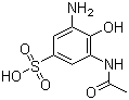 3-(乙?；被?-5-氨基-4-羥基苯磺酸結(jié)構(gòu)式_40306-75-0結(jié)構(gòu)式