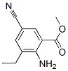 Benzoic acid, 2-amino-5-cyano-3-ethyl-, methyl ester (9ci) Structure,403841-96-3Structure