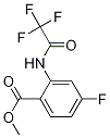 4-氟-2-[(2,2,2-三氟乙?；?氨基]苯甲酸甲酯結(jié)構(gòu)式_404010-71-5結(jié)構(gòu)式