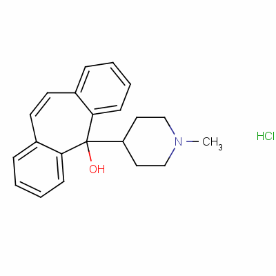 鹽酸賽庚啶雜質(zhì)C結(jié)構(gòu)式_4046-24-6結(jié)構(gòu)式