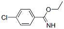 4-氯苯亞胺酸乙酯結(jié)構(gòu)式_40546-41-6結(jié)構(gòu)式