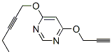 (9CI)-4-(2-戊炔yl氧基)-6-(2-丙炔氧基)-嘧啶結(jié)構式_405928-76-9結(jié)構式
