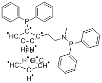(R)-N-二苯基膦-N-甲基-(S)-2-(二苯基膦)二茂鐵基乙胺結(jié)構(gòu)式_406680-94-2結(jié)構(gòu)式
