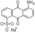 1-Amino anthraquinone-5-sulfonic acid sodium salt Structure,4095-82-3Structure