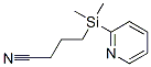 Butanenitrile, 4-(dimethyl-2-pyridinylsilyl)-(9ci) Structure,424822-12-8Structure