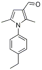 1H-pyrrole-3-carboxaldehyde,1-(4-ethylphenyl)-2,5-dimethyl-(9ci) Structure,426216-56-0Structure