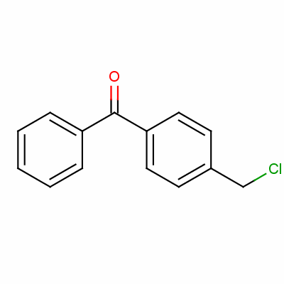 4-氯甲基苯甲酮結(jié)構(gòu)式_42728-62-1結(jié)構(gòu)式