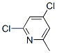 2,4-Dichloro-6-methylpyridineStructure,42779-56-6Structure 2,4-Dichloro-6-methylpyridine Structure,42779-56-6Structure